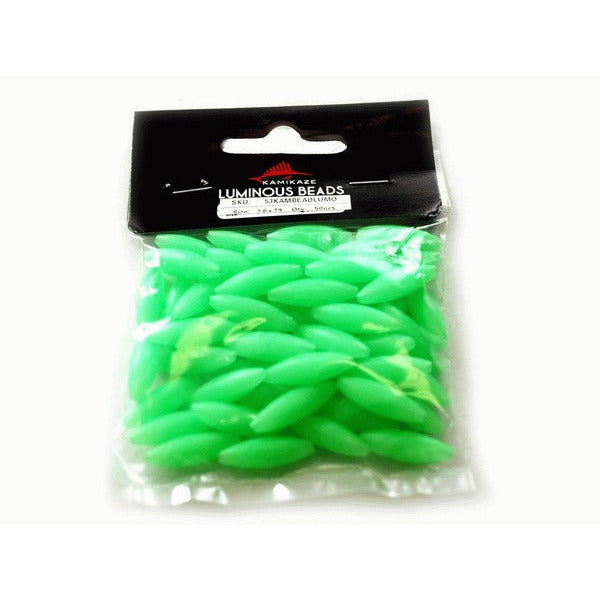 Kamikaze Lumonious Beads 6mmx19mm - 50 Pk - South East Clearance Centre