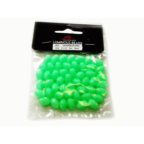 Kamikaze Lumonious Beads 7mmx10mm - 50 Pk - South East Clearance Centre