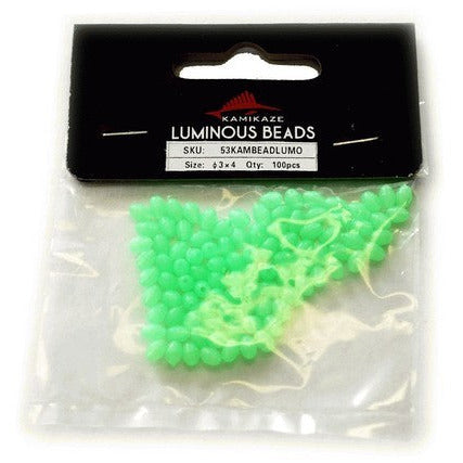 Kamikaze Lumonious Beads Soft 3mmx4mm - 100 Pk - South East Clearance Centre