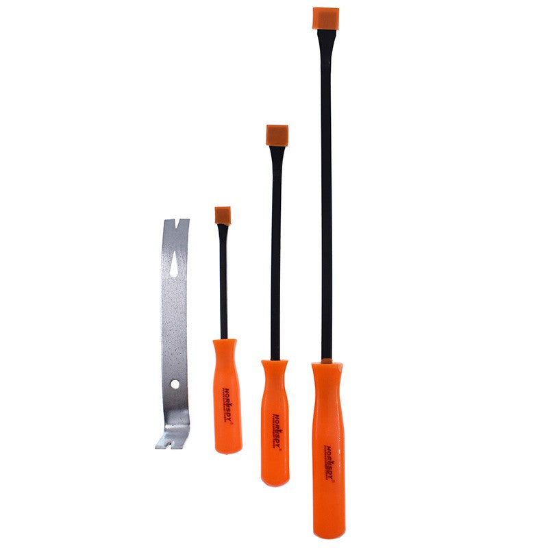 4 Pieces Pry Bar Set | Mechanic Crowbar Car Tool - South East Clearance Centre