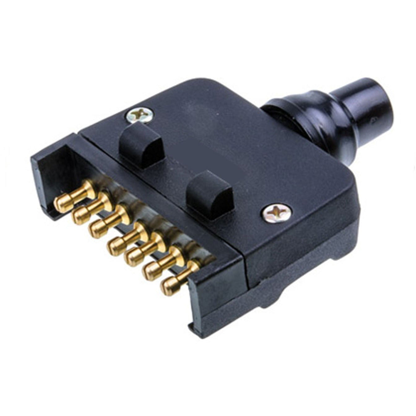 Trailer Connector Plug Flat 7 Pin Male- - South East Clearance Centre