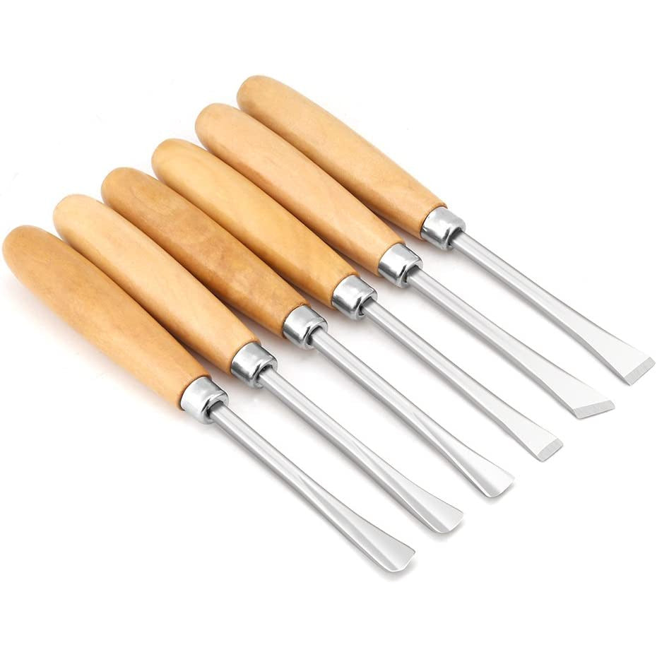 6 Piece Wood Carving Sculpting Set - South East Clearance Centre