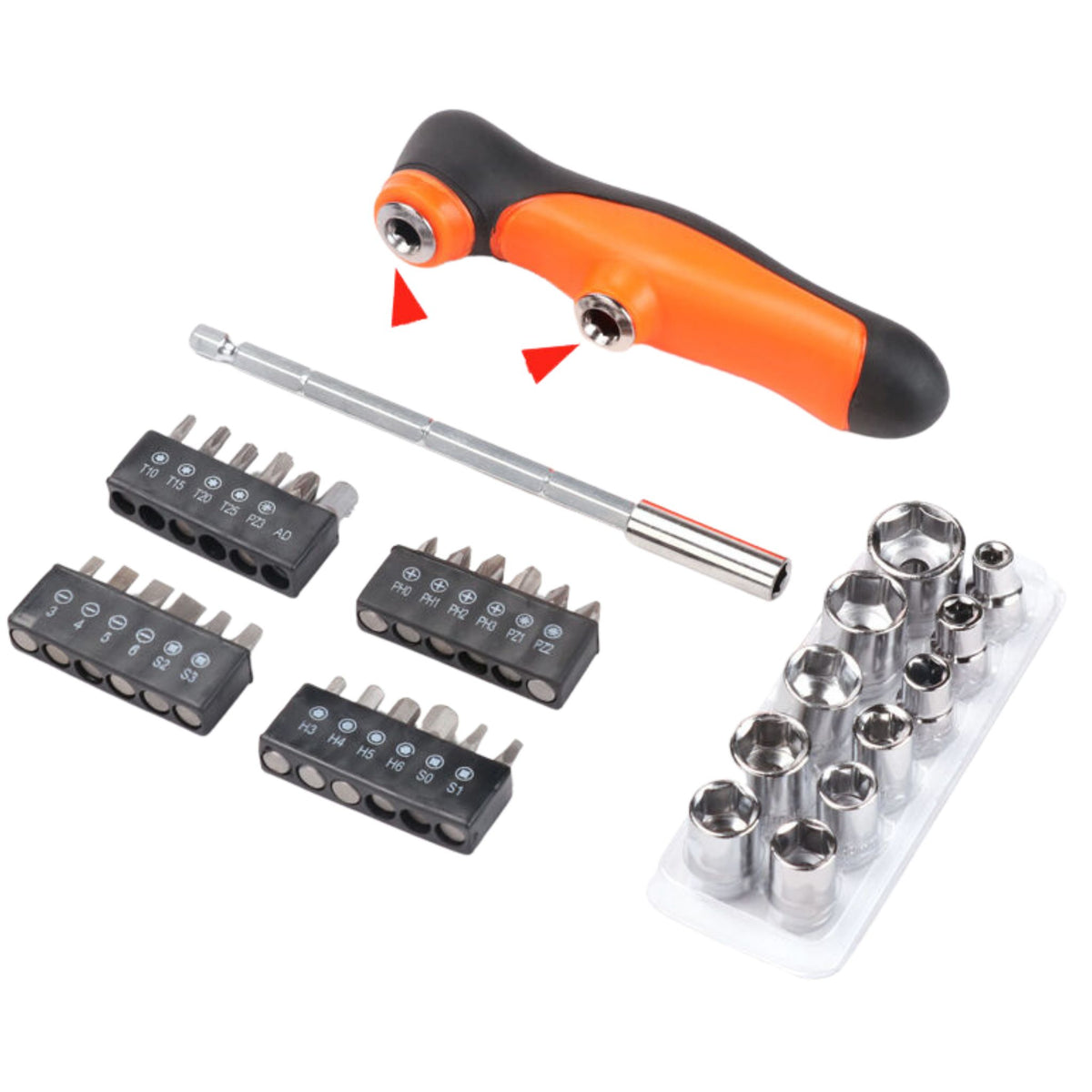 37 Piece Screwdriver &amp; Bit Socket Set - South East Clearance Centre