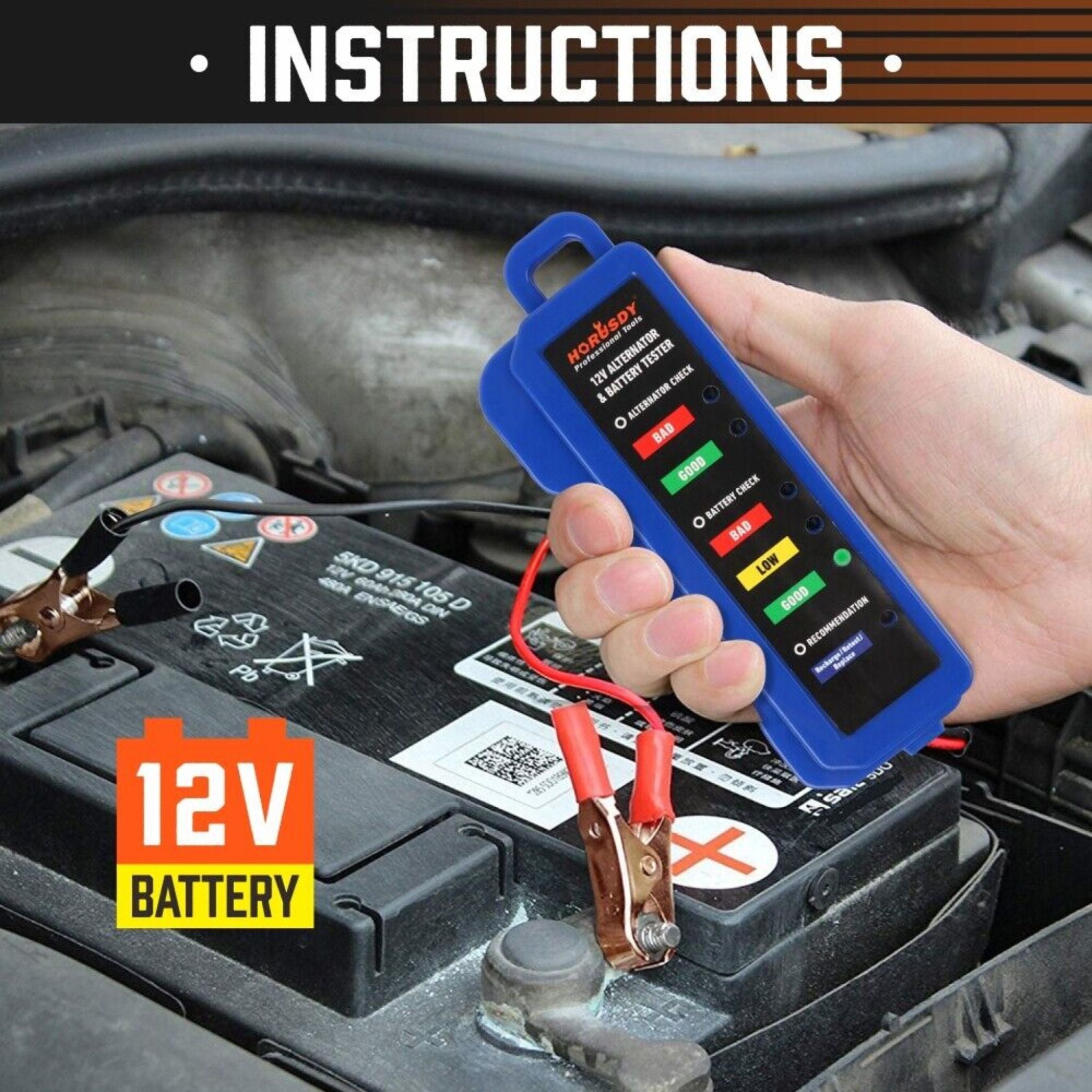 12V Alternator & Battery Tester - South East Clearance Centre