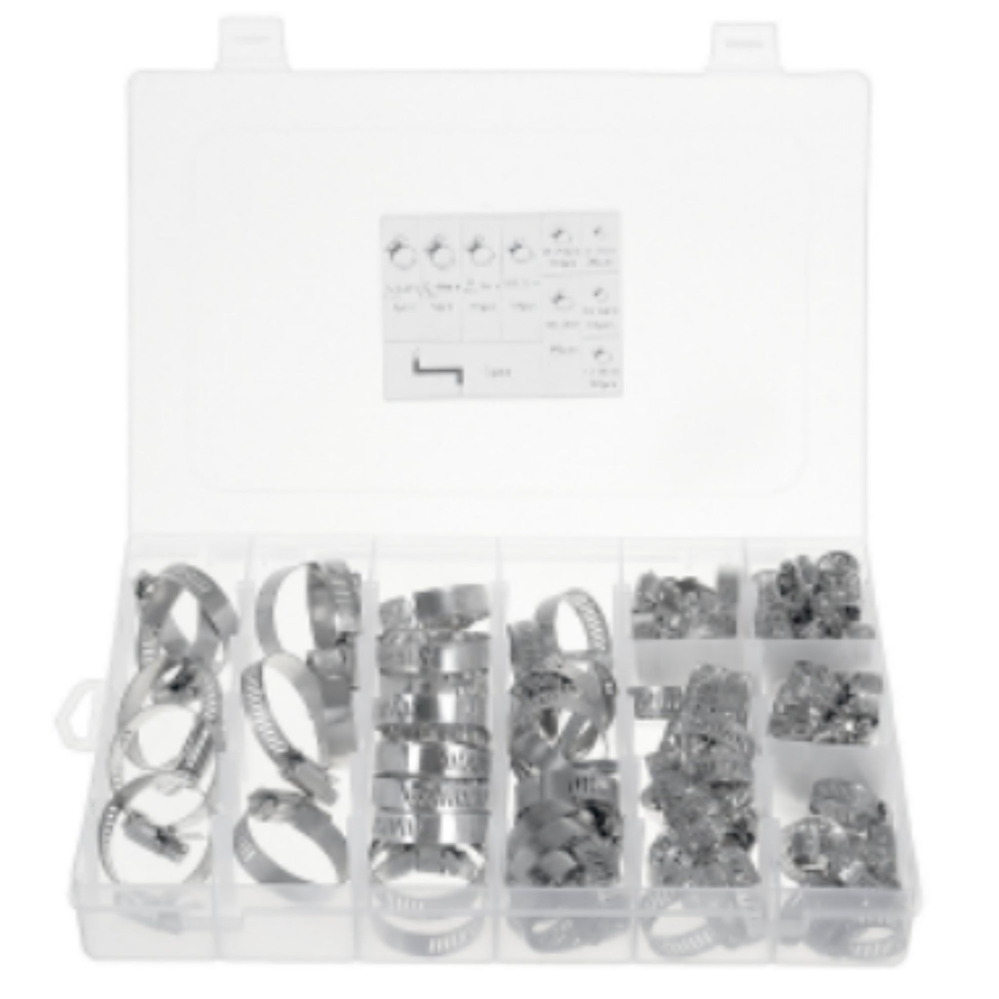 91 Piece Stainless Steel Hose Clamp Set - South East Clearance Centre