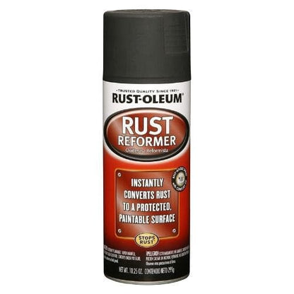 (6 PACK) Rust-Oleum Automotive Rust Reformer (Flat-Black) 298g Spray - South East Clearance Centre