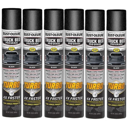 6 Pack - AUTOMOTIVE Rust-Oleum Truck Bed Pro Grade with Turbo Spray System - South East Clearance Centre