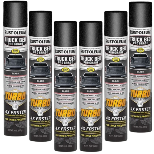 Rust-Oleum Truck Bed Pro Grade Turbo Black Spray Paint 340455