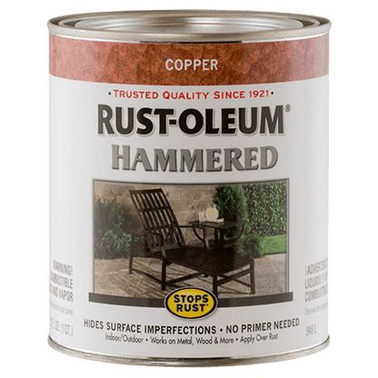 Rustoleum STOPS RUST AND RUST PREVENTION Hammered Brush-On Paint - 946ml - South East Clearance Centre