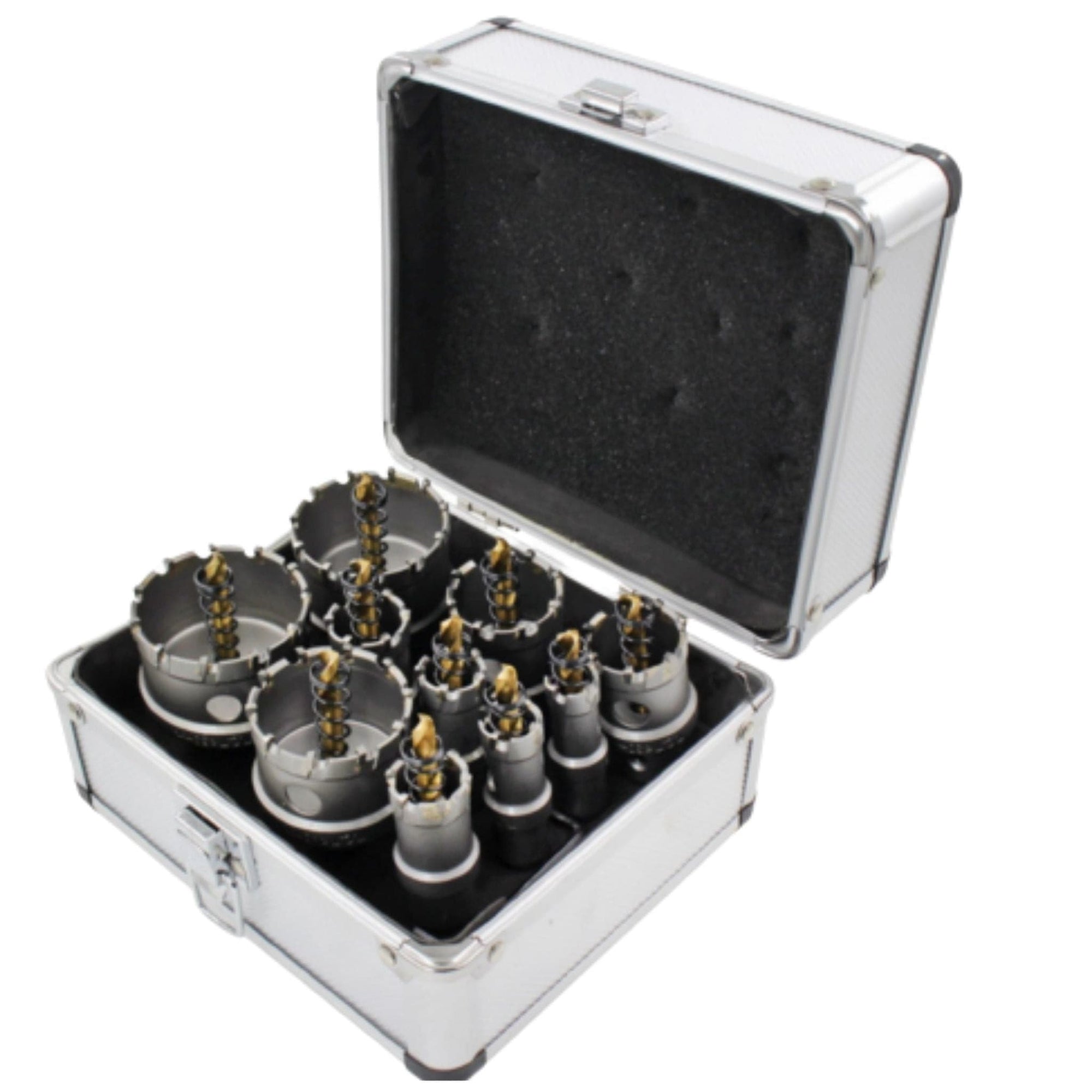 10 Piece Hole Saw Kit for Metal and Stainless Steel - South East Clearance Centre