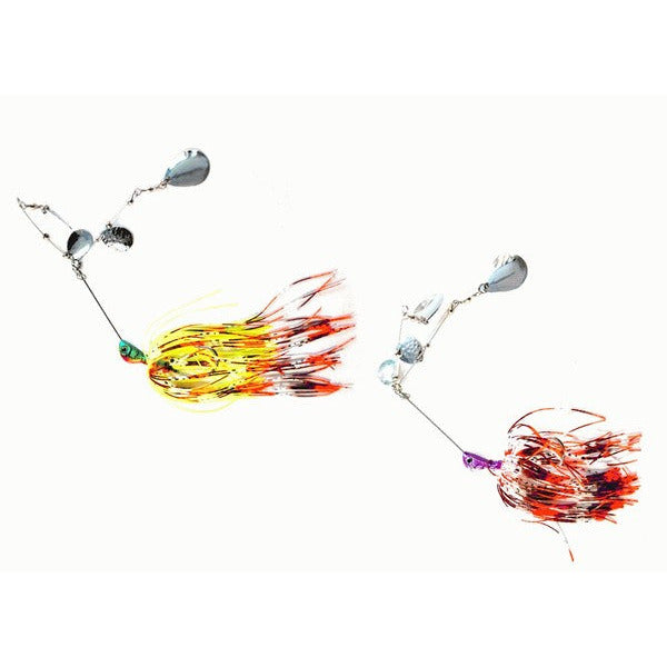 KAMIKAZE Quad Spin Arama Spinner Baits 14gr w plastic-2PkA - South East Clearance Centre