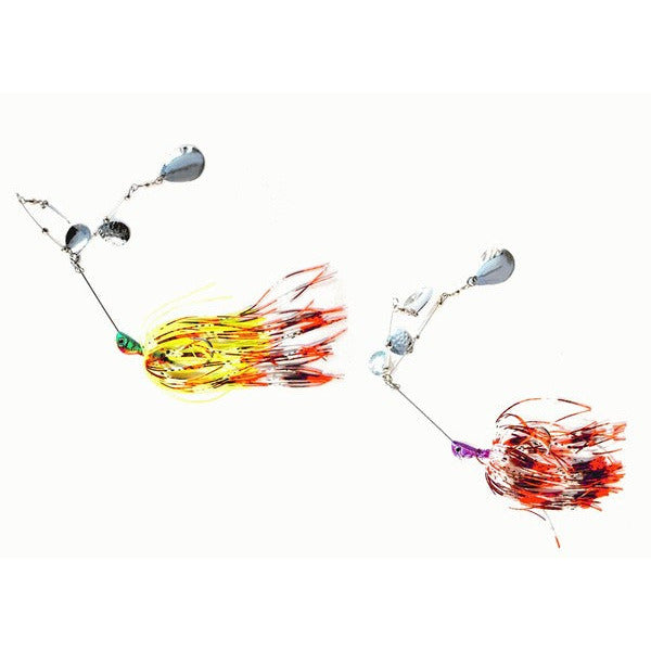 KAMIKAZE Quad Spin Arama Spinner Baits 18gr w plastic-2PkA - South East Clearance Centre