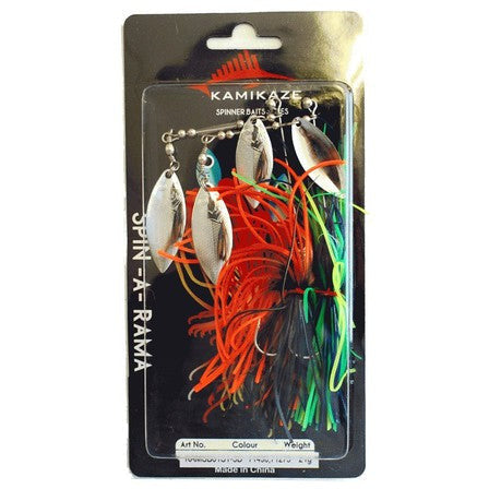 KAMIKAZE Spinarama Spinner Baits 21gr - 2pk D - South East Clearance Centre