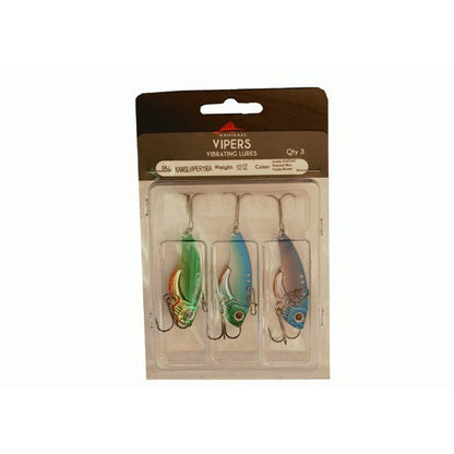 KAMIKAZE Metal Blades - Vibrating Lures 3 Pk A  - 15gr -Color varied - South East Clearance Centre