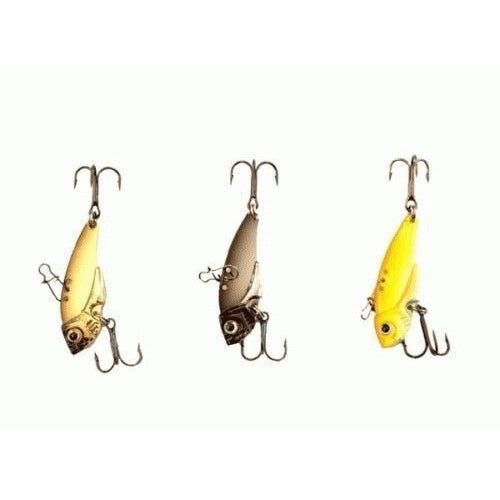 KAMIKAZE Metal Blades - Vibrating Lures 3 Pk C  - 15gr -Color varied - South East Clearance Centre