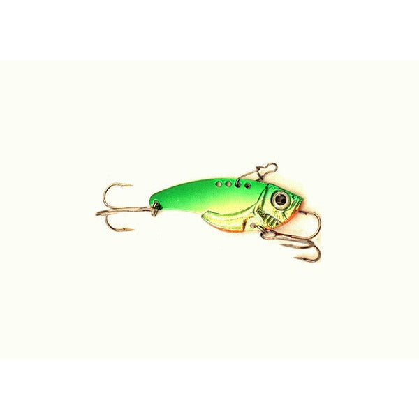 KAMIKAZE Metal Blades - Vibrating Lures 3 PkA (Green-Gold) - South East Clearance Centre