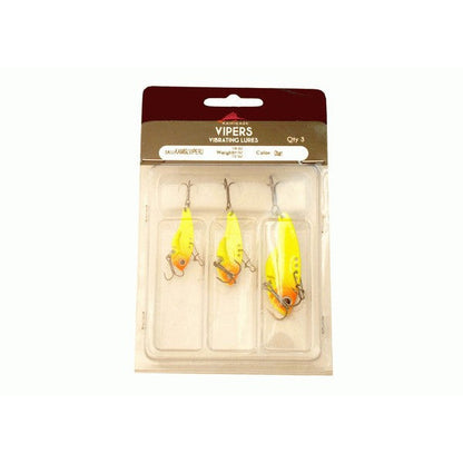 KAMIKAZE Metal Blades - Vibrating Lures 3 PkJ (Chart) - South East Clearance Centre