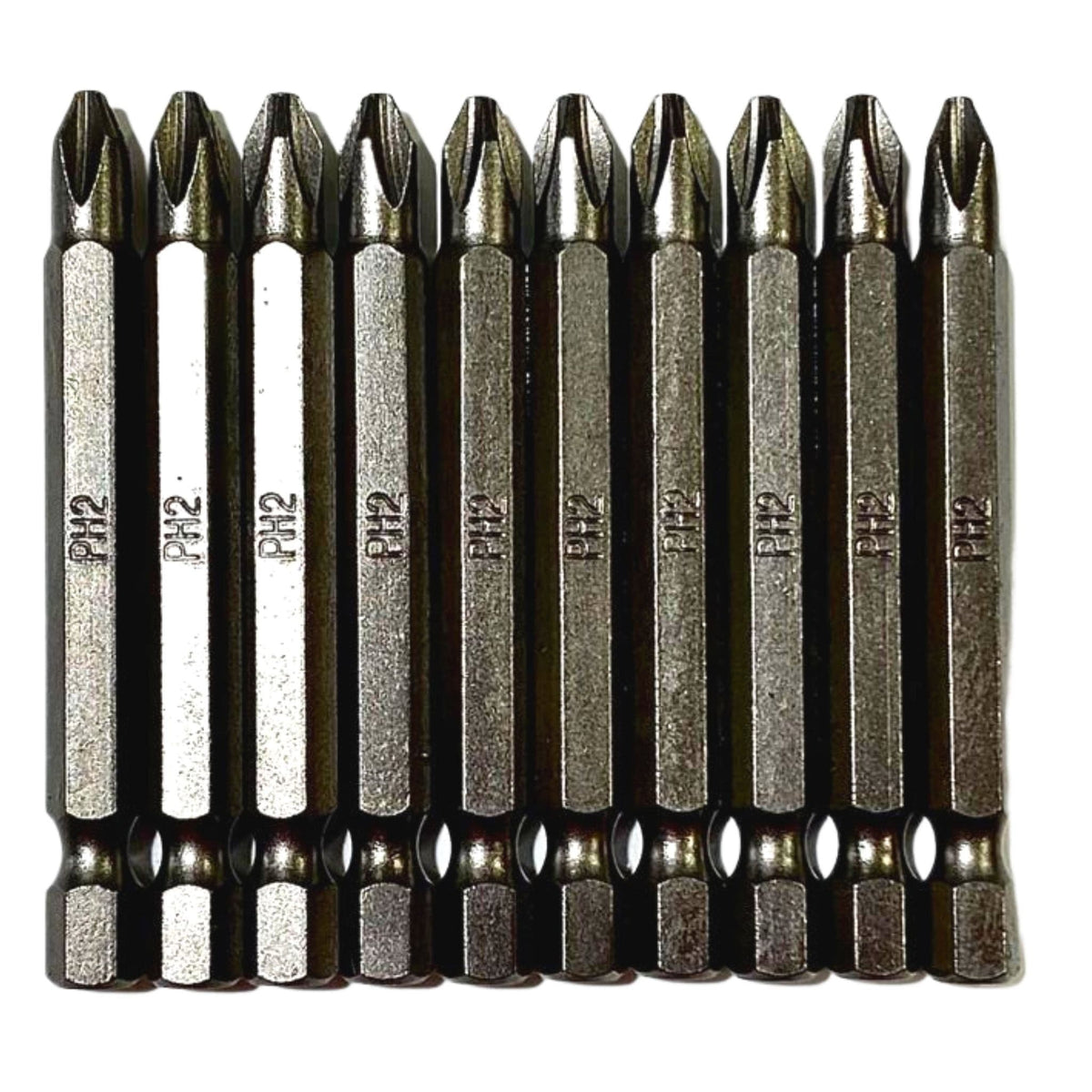 2.5&quot; magnetic PH2 driver bits - 10 pack - South East Clearance Centre