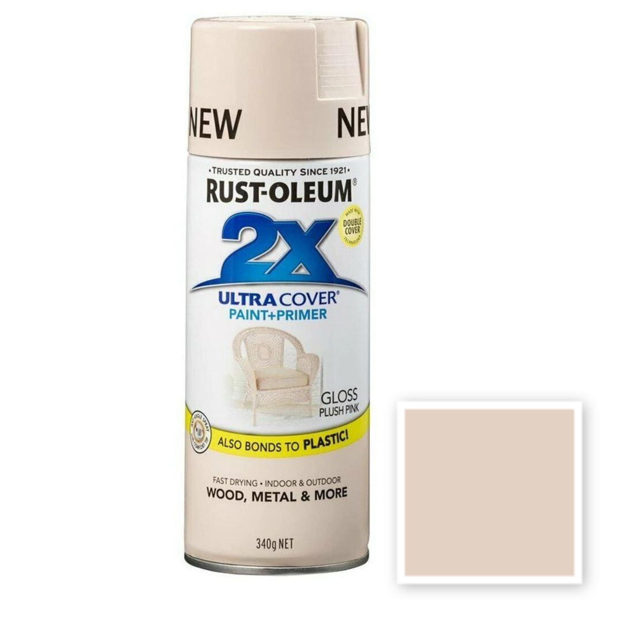 Rustoleum 2X Ultra Cover Gloss Spray - Gloss Plush Pink (6 Cans) - South East Clearance Centre