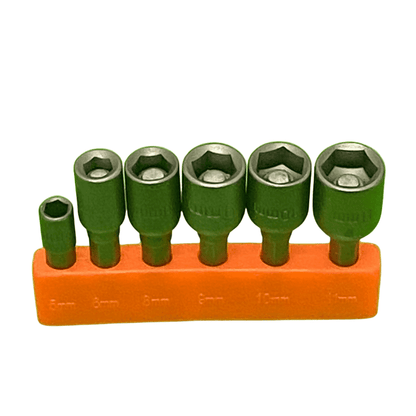 6 Piece Magnetic Nut Driver Set 5-11mm - South East Clearance Centre