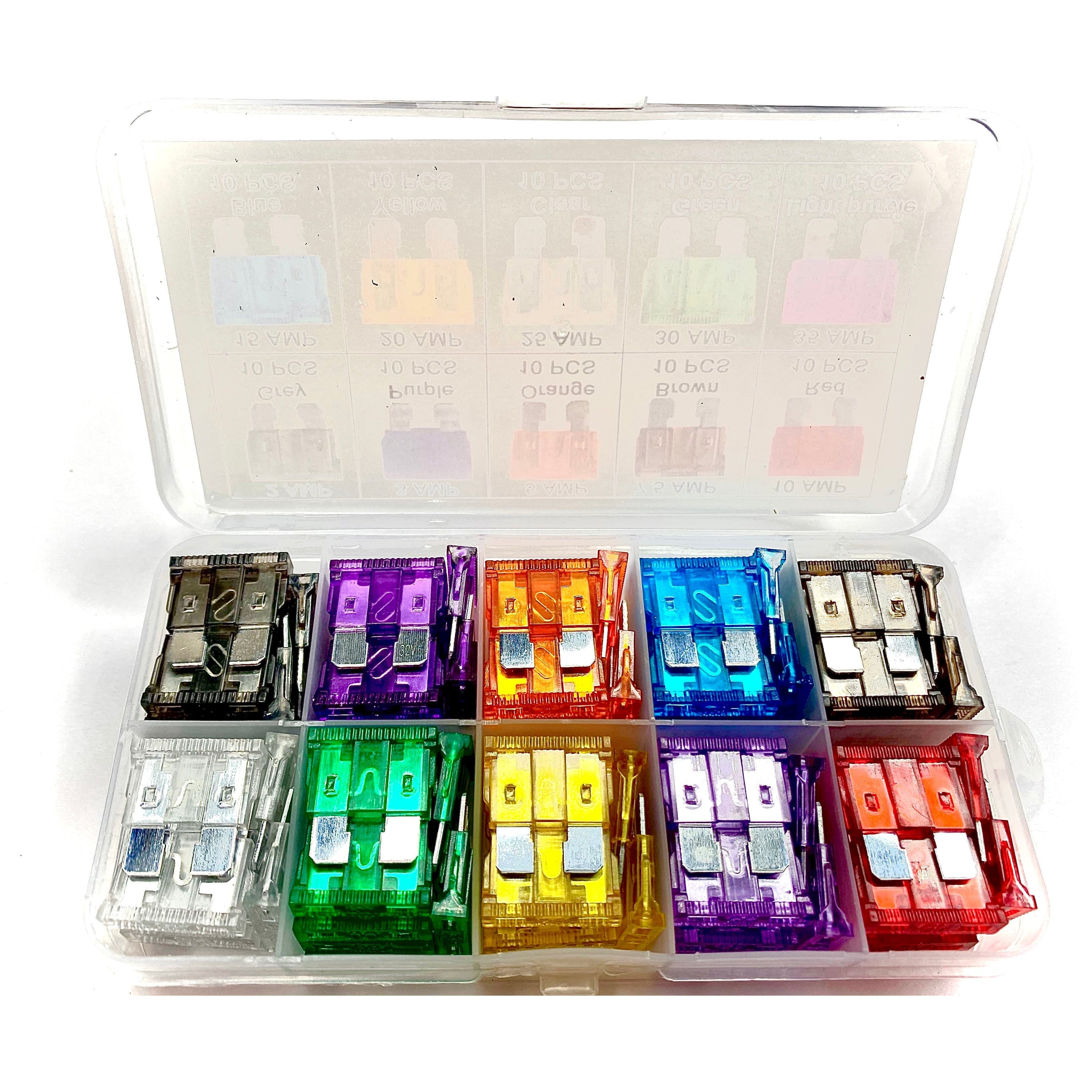 100 Piece Car Fuse Assortment Kit - South East Clearance Centre