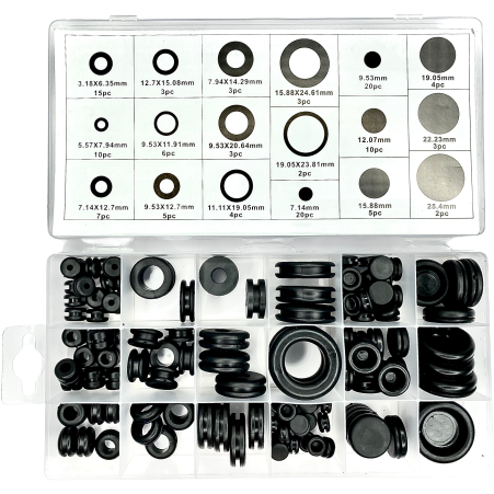 125 piece grommet assortment kit - South East Clearance Centre