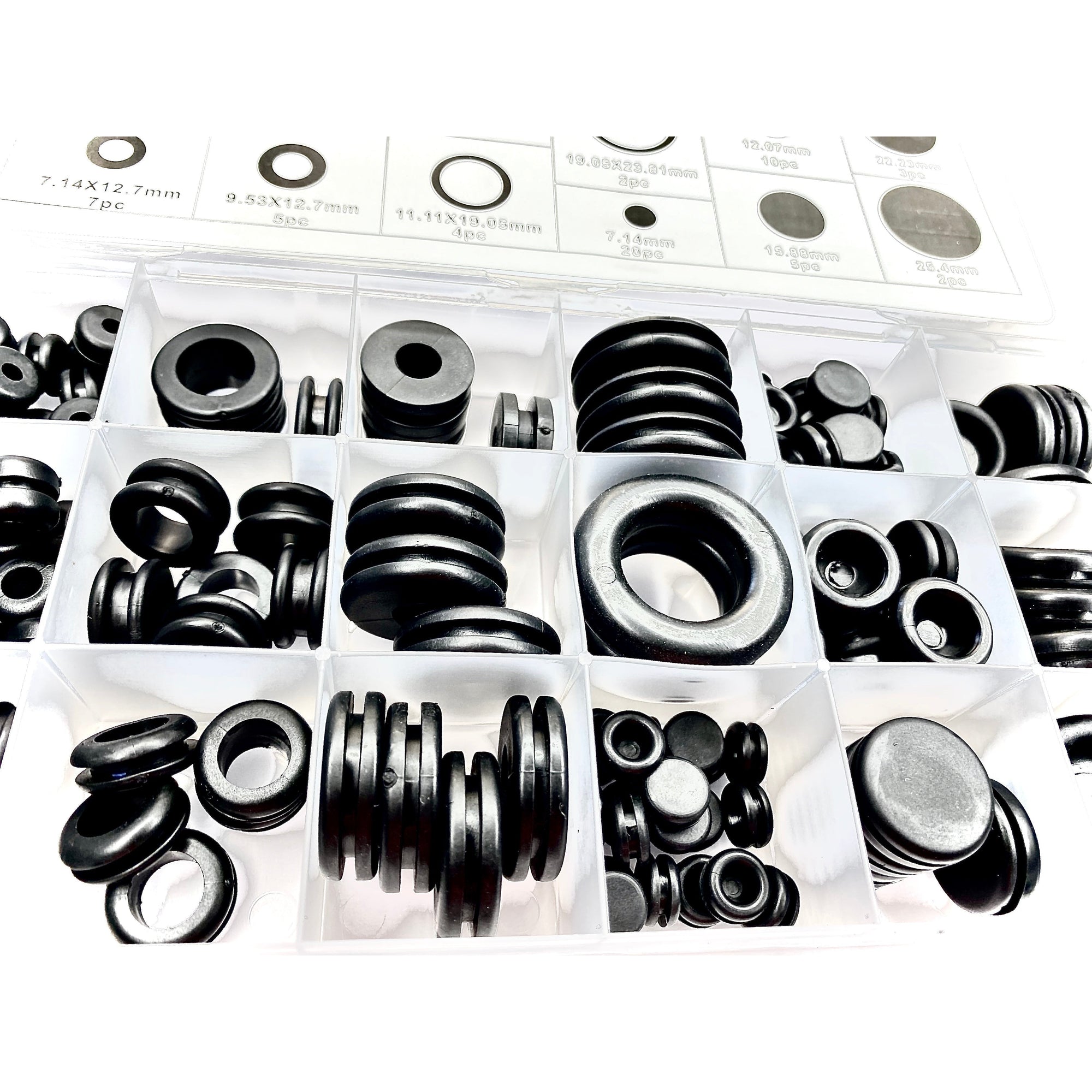 125 piece grommet assortment kit - South East Clearance Centre