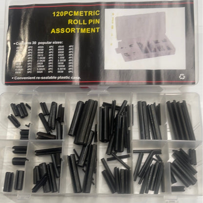 120 pc metric roll pin assortment kit - South East Clearance Centre