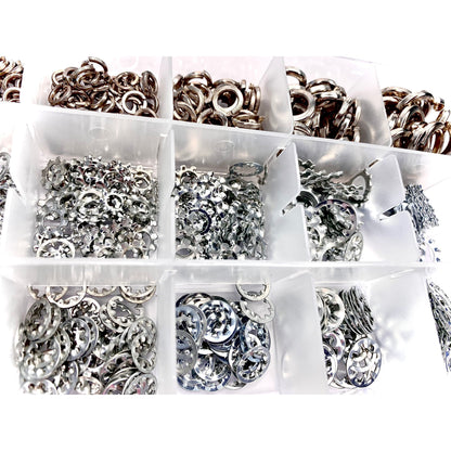 720 Piece Lock Washer Assortment Kit - South East Clearance Centre