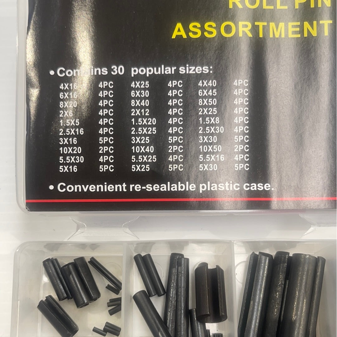 120 pc metric roll pin assortment kit - South East Clearance Centre