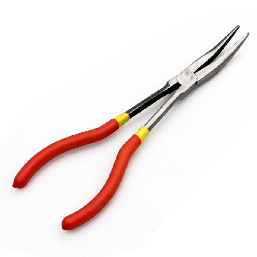 11” / 280MM long reach pliers bent nose - South East Clearance Centre