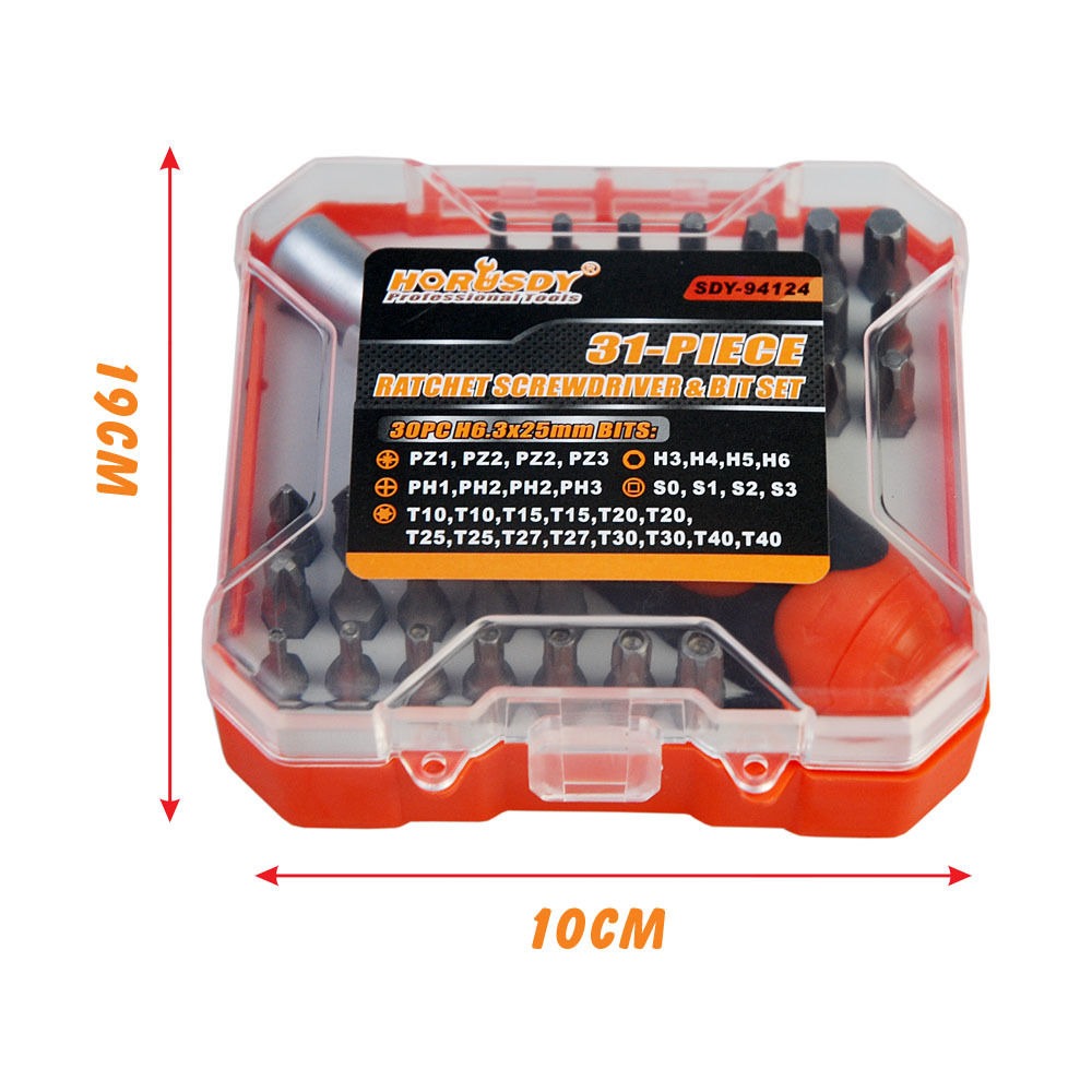 31 piece ratchet screwdriver & Bit Set - South East Clearance Centre