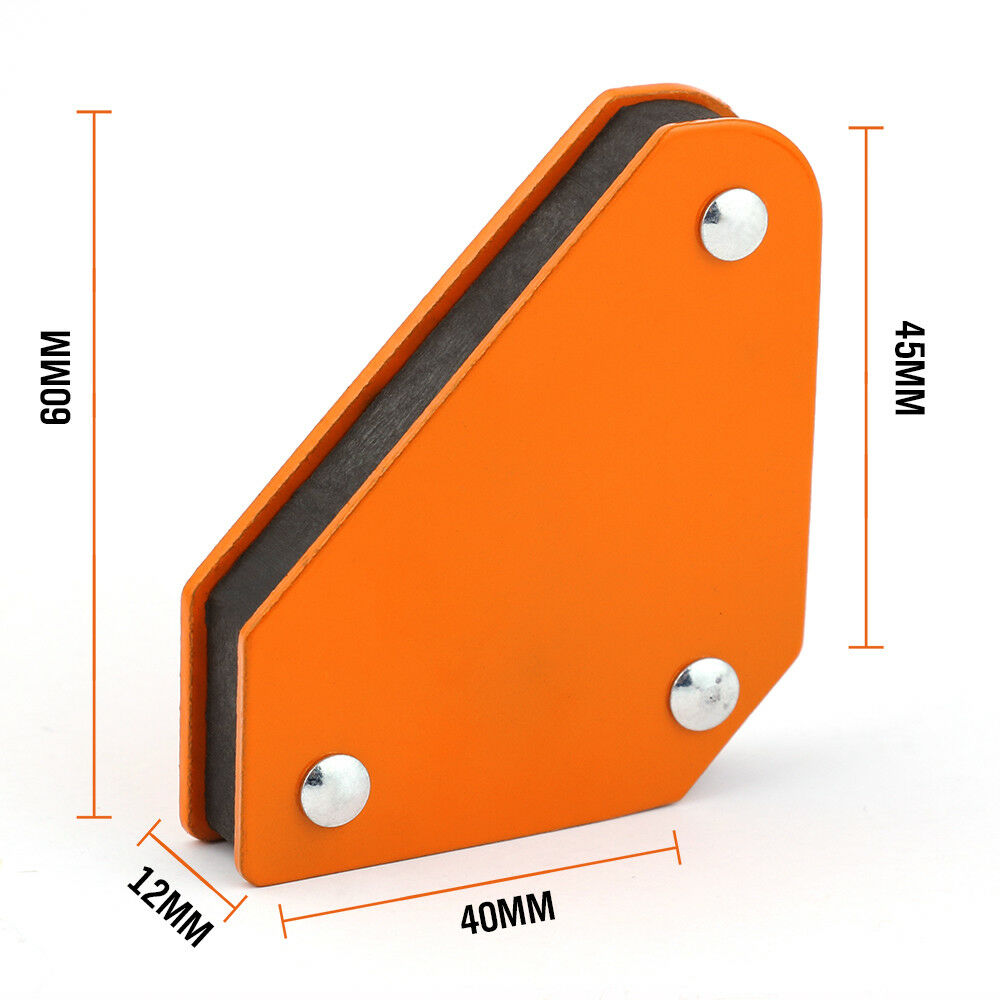 4 Piece Welding Magnet Magnetic Square Welder Holders | Arrow Clamp | 45 90 135° 4.5KG 10LB - South East Clearance Centre