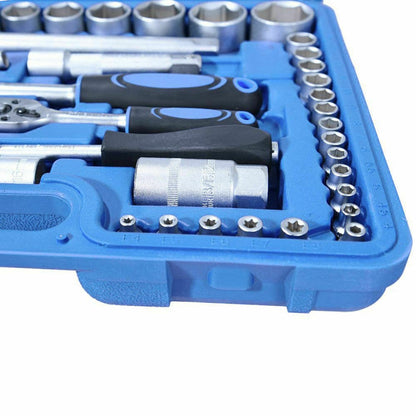 108 PCS Socket Ratchet Wrench Set 1/2" 1/4" Drive Screwdriver Screw Driver Bit 6PT - South East Clearance Centre