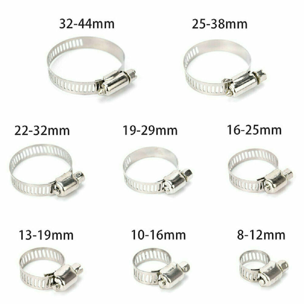 91 Piece Stainless Steel Hose Clamp Set - South East Clearance Centre