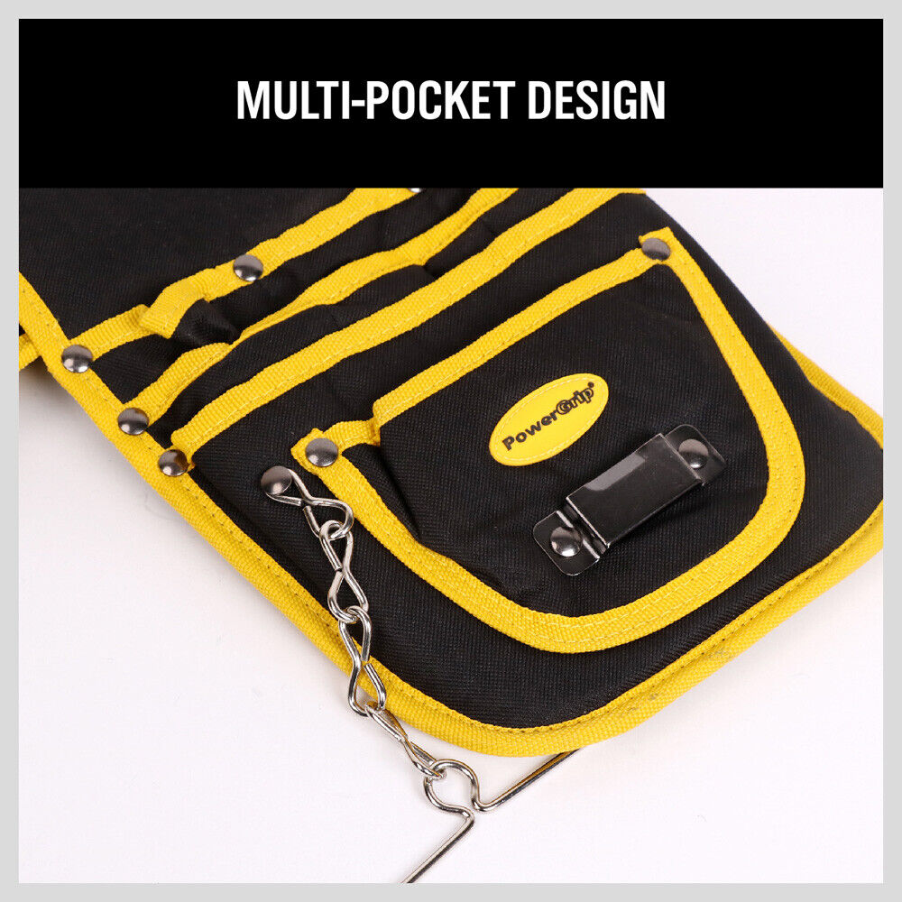 8 Pocket Tool Bag | Construction Belt | Nail Storage Holder | Heavy Duty - South East Clearance Centre