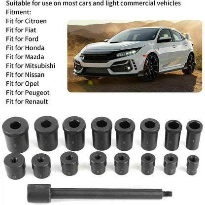 17 Piece Universal Clutch Alignment Tool Set - South East Clearance Centre