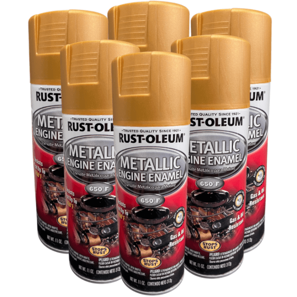 Rustoleum High Temp Engine Enamel 650°F - Metallic Gold - South East Clearance Centre